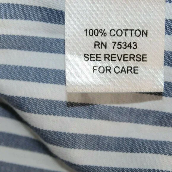 Greyson $298 Sz M Blue White Striped Multi Smock Side Trend Cotton Shirt Top
